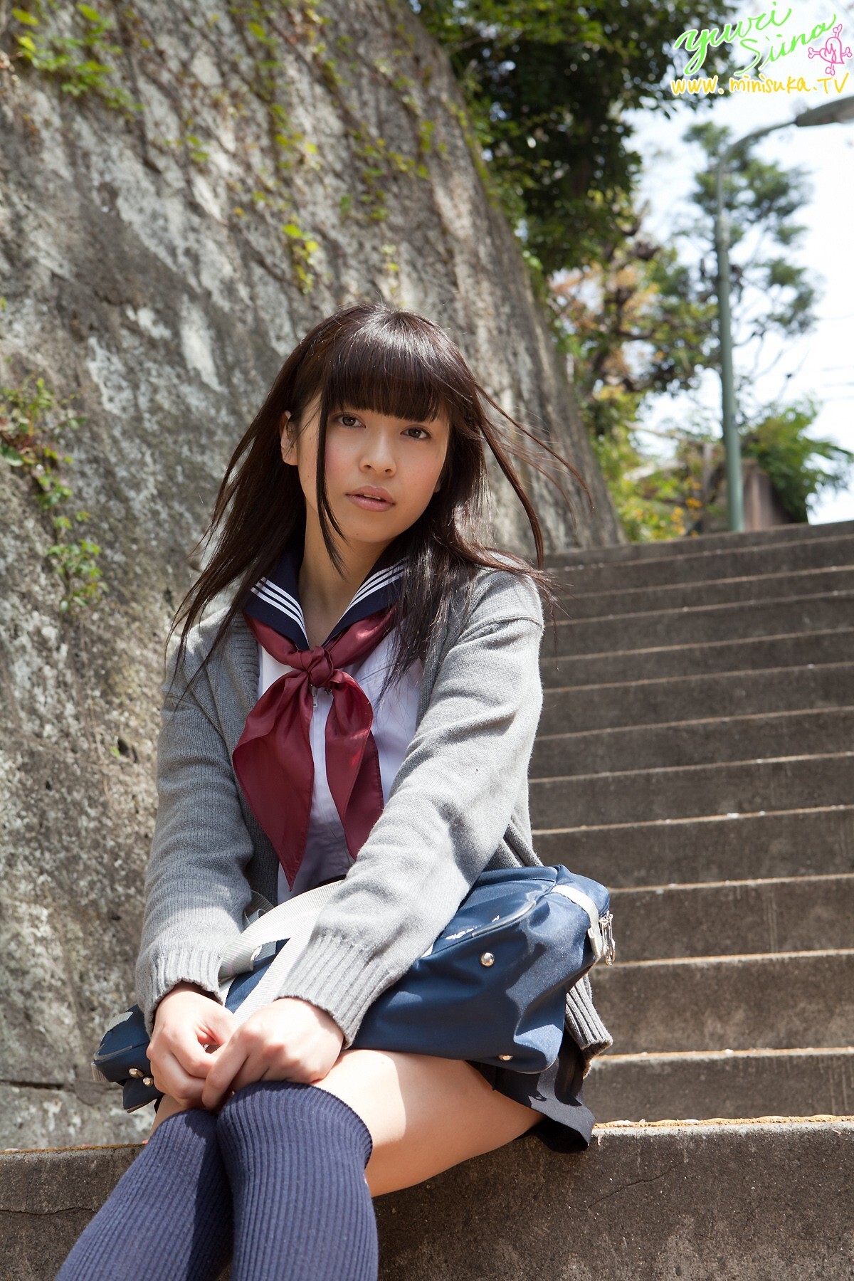 Yuuri Shiina, female high school student in active service[ Minisuka.tv ] 2011.07